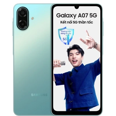 Điện thoại Samsung Galaxy A07 5G màu xanh chính hãng giá rẻ tại Kim Anh Mobile Đà Nẵng