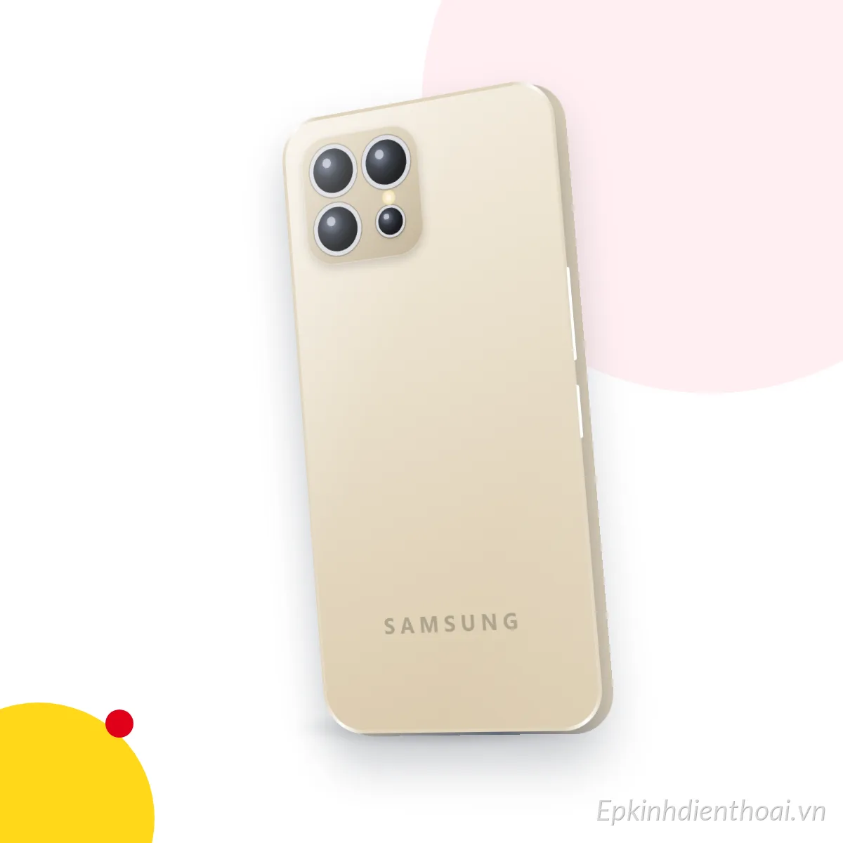 Mặt sau điện thoại Samsung Galaxy A22 5G (ảnh minh hoạ)