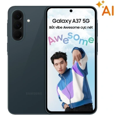 Điện thoại Samsung Galaxy A37 5G màu xanh đen chính hãng tại Kim Anh Mobile Đà Nẵng