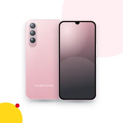 Mặt trước và mặt sau điện thoại Samsung Galaxy A50 2019 (ảnh minh hoạ)