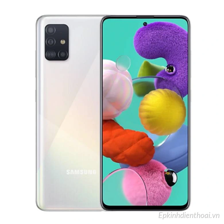 Điện thoại Samsung Galaxy A51 màu trắng chính hãng giá rẻ tại Kim Anh Mobile Đà Nẵng