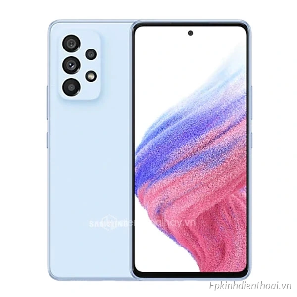 Điện thoại Samsung Galaxy A53 5G màu xanh nhạt chính hãng giá rẻ tại Kim Anh Mobile Đà Nẵng