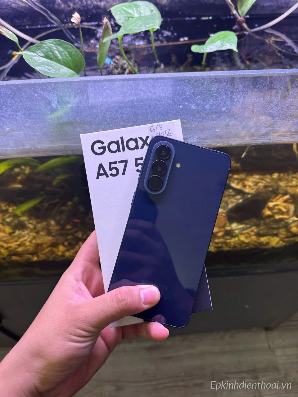 Điện thoại Samsung Galaxy A57 5G màu xanh giá tốt tại Kim Anh Mobile Đà Nẵng
