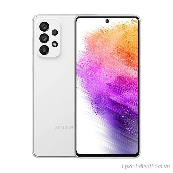 Điện thoại Samsung Galaxy A73 màu trắng giá tốt tại Kim Anh Mobile Đà Nẵng
