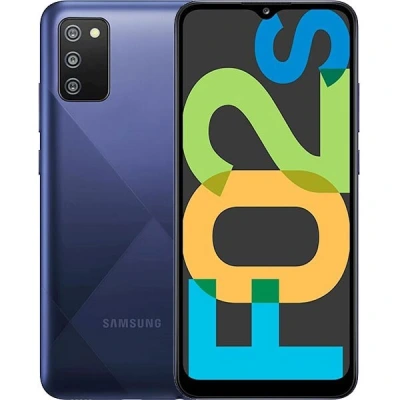Điện thoại Samsung Galaxy F02s màu xanh chính hãng giá rẻ tại Kim Anh Mobile Đà Nẵng