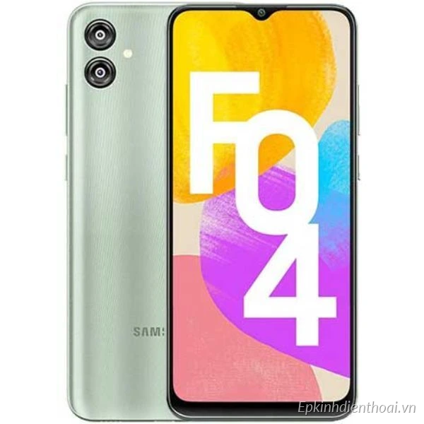 Điện thoại Samsung Galaxy F04 màu xanh lá giá rẻ tại Kim Anh Mobile Đà Nẵng