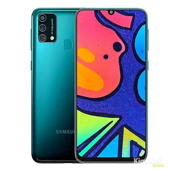 Điện thoại Samsung Galaxy F12 màu xanh chính hãng giá rẻ tại Kim Anh Mobile Đà Nẵng
