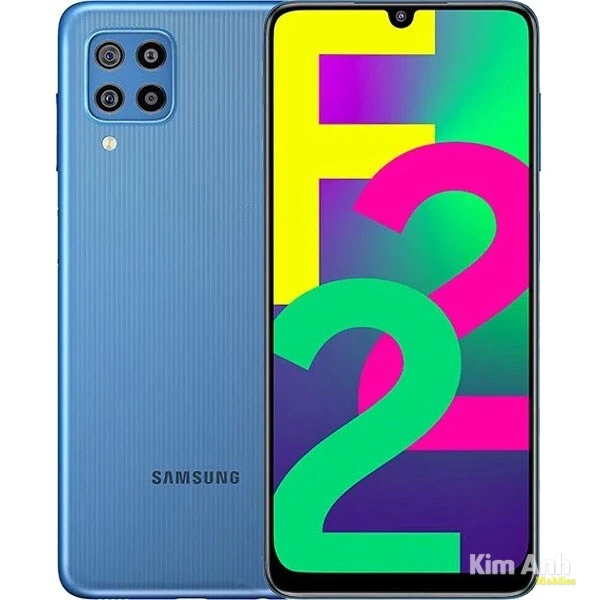 Điện thoại Samsung Galaxy F22 màu xanh chính hãng giá tốt tại Kim Anh Mobile Đà Nẵng