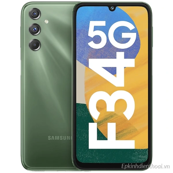 Điện thoại Samsung Galaxy F34 5G màu xanh chính hãng giá rẻ tại Kim Anh Mobile Đà Nẵng