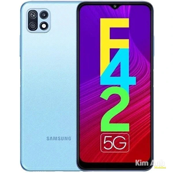 Điện thoại Samsung Galaxy F42 5G màu xanh chính hãng giá rẻ tại Kim Anh Mobile Đà Nẵng
