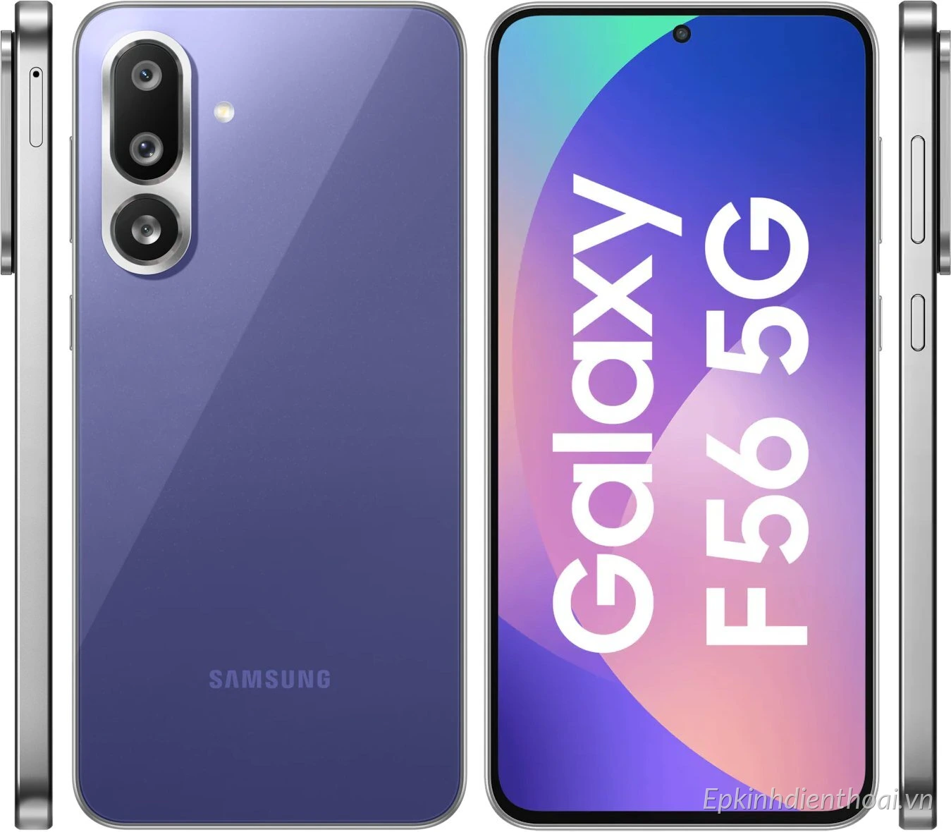 Điện thoại Samsung Galaxy F56 5G màu tím chính hãng tại Kim Anh Mobile Đà Nẵng