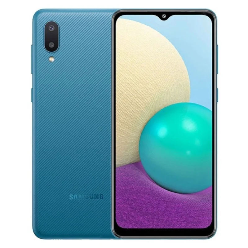 Điện thoại Samsung Galaxy M02 màu xanh chính hãng giá tốt tại Kim Anh Mobile Đà Nẵng
