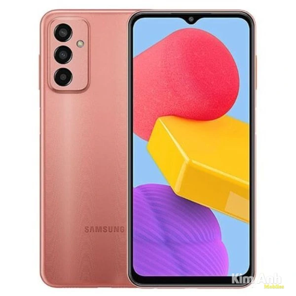 Điện thoại Samsung Galaxy M04 màu hồng chính hãng, giá tốt tại Kim Anh Mobile Đà Nẵng.