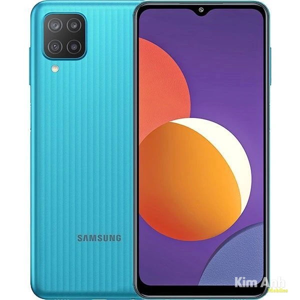 Điện thoại Samsung Galaxy M13 màu xanh chính hãng, giá tốt tại Kim Anh Mobile Đà Nẵng.