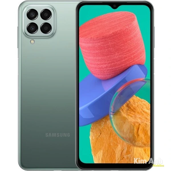 Điện thoại Samsung Galaxy M33 5G màu xanh chính hãng giá tốt tại Kim Anh Mobile Đà Nẵng