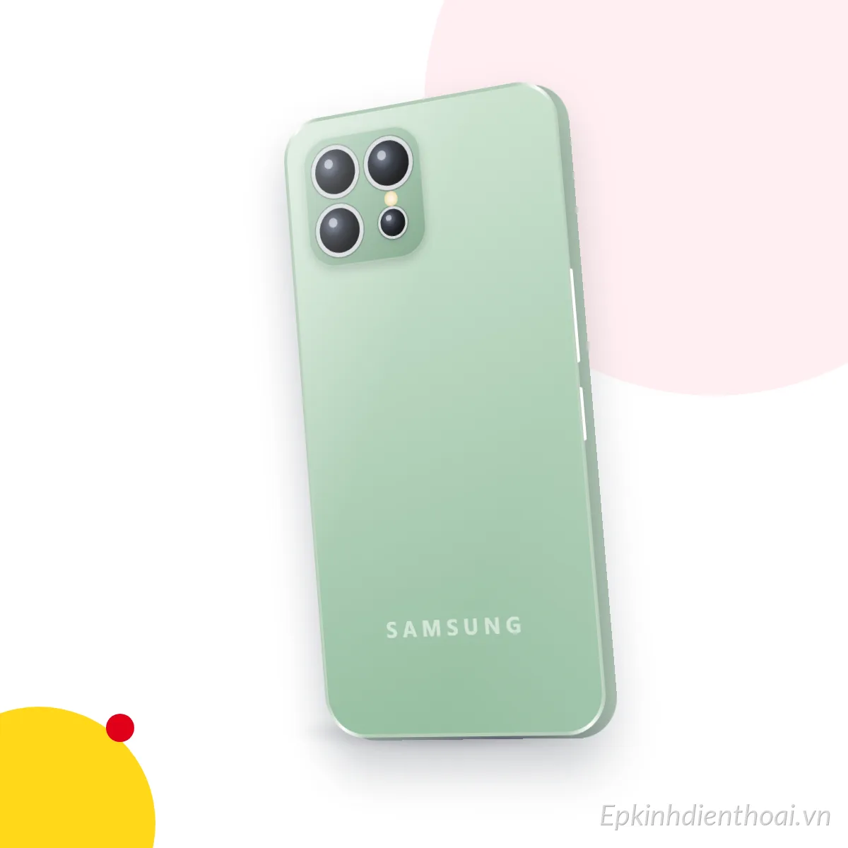 Mặt sau điện thoại Samsung Galaxy M51 (ảnh minh hoạ)