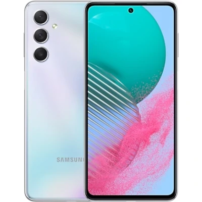 Điện thoại Samsung Galaxy M54 5G màu xanh nhạt chính hãng giá tốt tại Kim Anh Mobile Đà Nẵng.