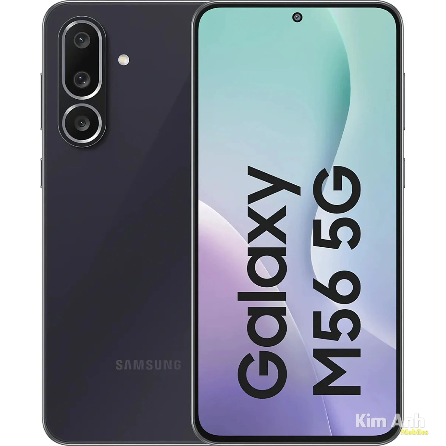 Điện thoại Samsung Galaxy M56 5G màu đen chính hãng giá tốt tại Kim Anh Mobile Đà Nẵng
