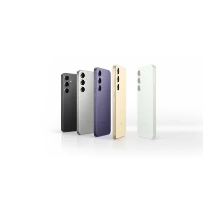 Nhiều điện thoại Samsung Galaxy S24 với các màu sắc khác nhau, giá rẻ tại Kim Anh Mobile Đà Nẵng.