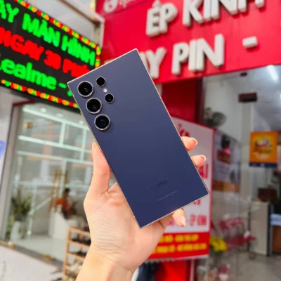 Điện thoại Samsung Galaxy S24 Ultra màu tím chính hãng giá tốt tại Kim Anh Mobile Đà Nẵng.