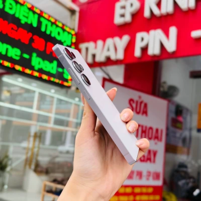 Điện thoại Samsung Galaxy S25 Ultra màu bạc chính hãng tại Kim Anh Mobile Đà Nẵng.