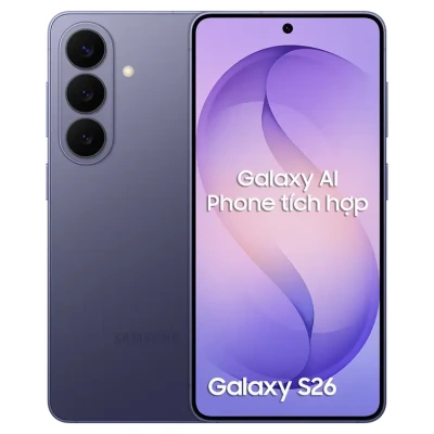 Điện thoại Samsung Galaxy S26 màu tím tích hợp AI chính hãng giá tốt tại Kim Anh Mobile Đà Nẵng