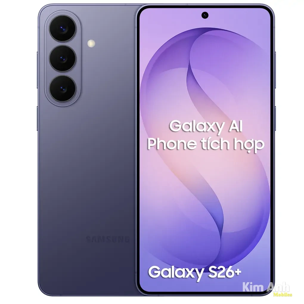 Điện thoại Samsung Galaxy S26 Plus màu tím chính hãng giá tốt tại Kim Anh Mobile Đà Nẵng