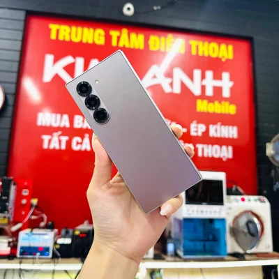 Điện thoại Samsung Galaxy Z Fold 6 màu tím chính hãng giá tốt tại Kim Anh Mobile Đà Nẵng.