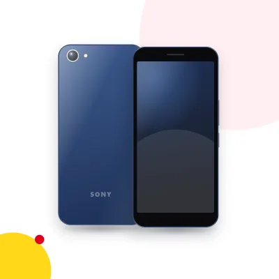 Mặt trước và mặt sau điện thoại Sony Xperia C4 (ảnh minh hoạ)