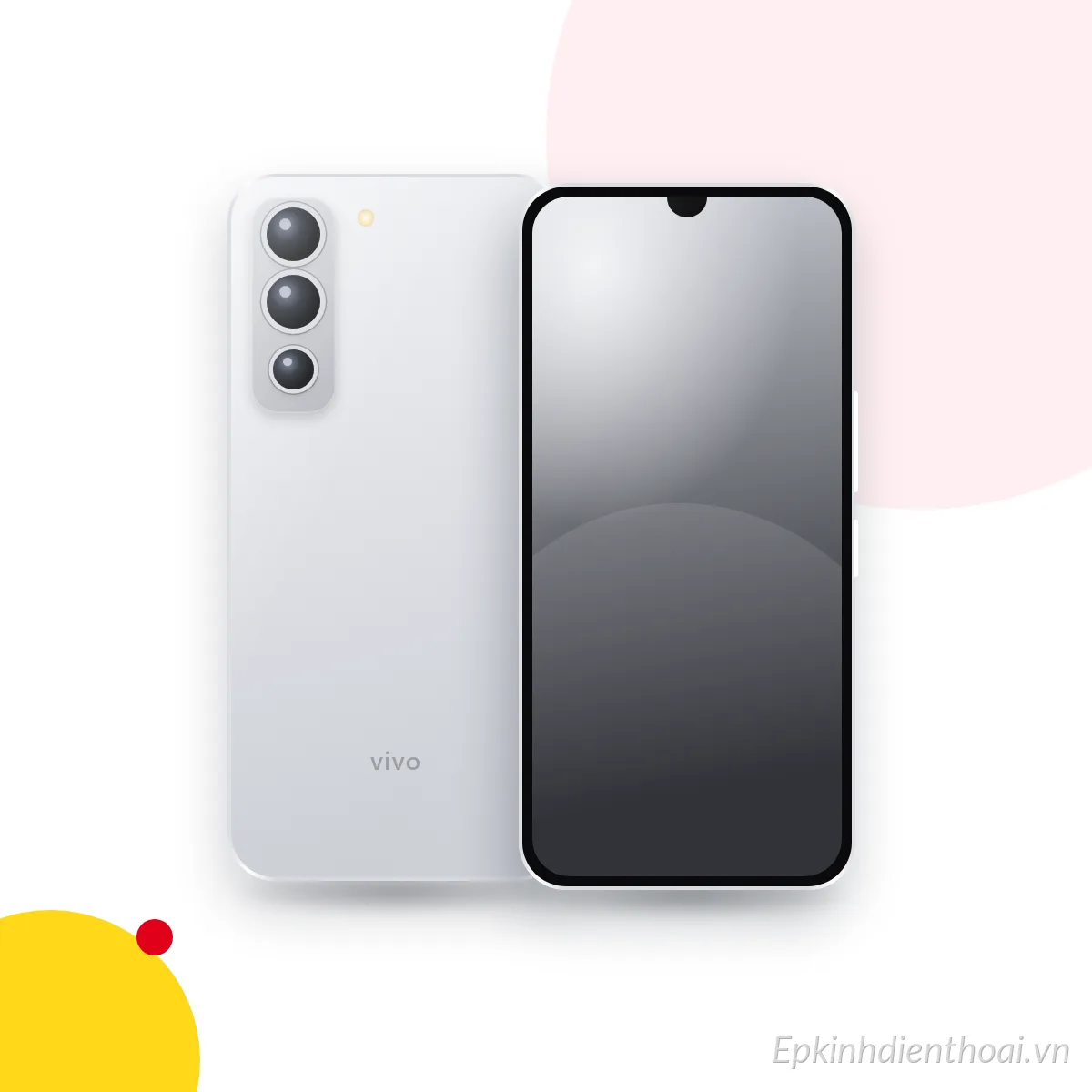 Mặt trước và mặt sau điện thoại vivo iQOO (ảnh minh hoạ)