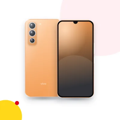 Mặt trước và mặt sau điện thoại vivo T2 (ảnh minh hoạ)