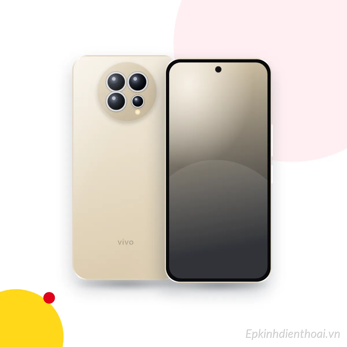 Mặt trước và mặt sau điện thoại vivo X100 Pro (ảnh minh hoạ)