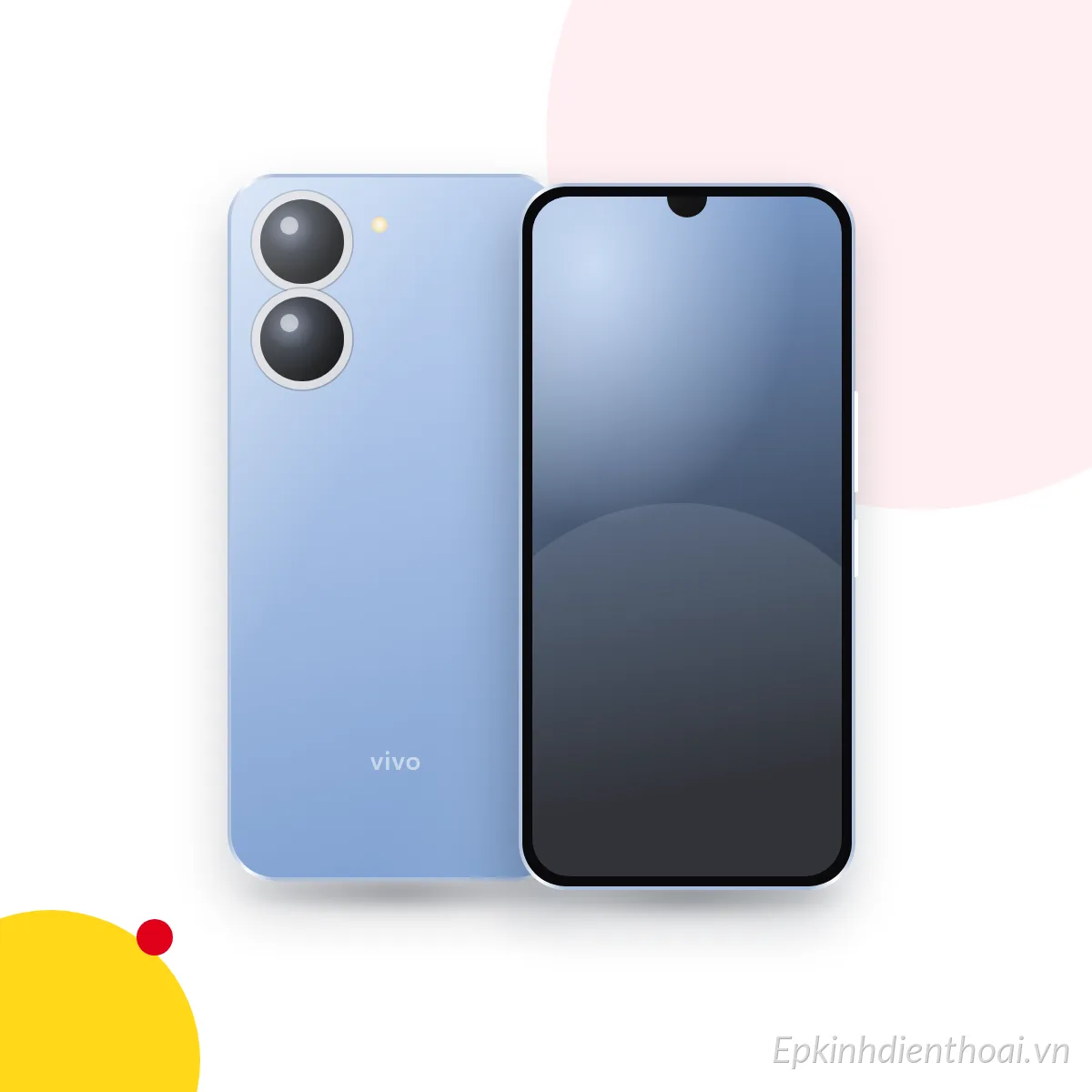 Mặt trước và mặt sau điện thoại vivo Y200 Pro (ảnh minh hoạ)