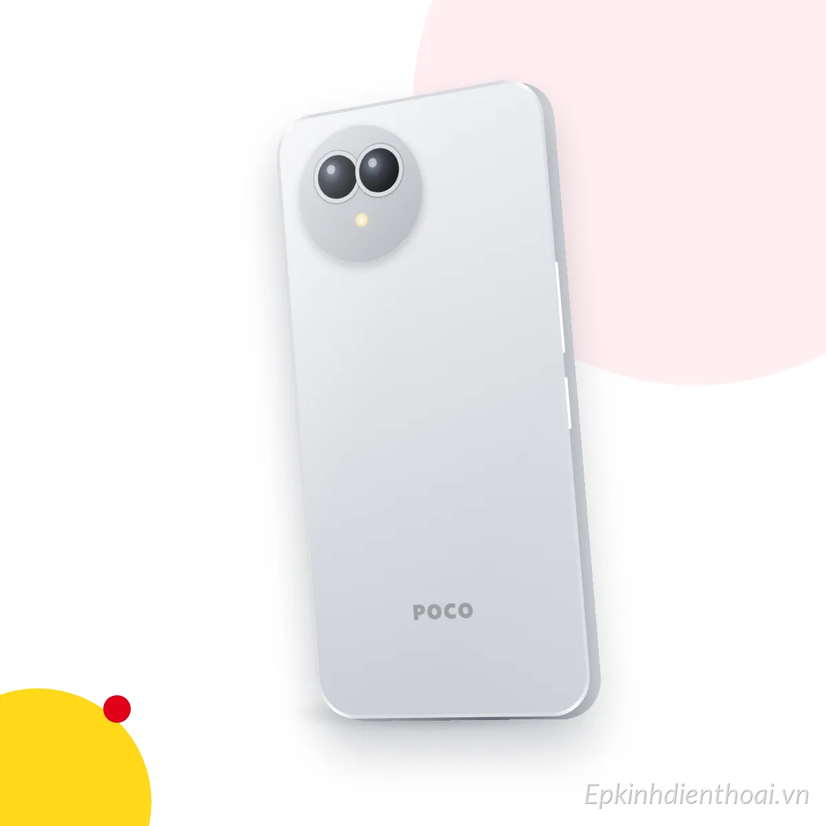 Mặt sau điện thoại POCO C65 (ảnh minh hoạ)