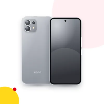 Mặt trước và mặt sau điện thoại POCO M5s (ảnh minh hoạ)