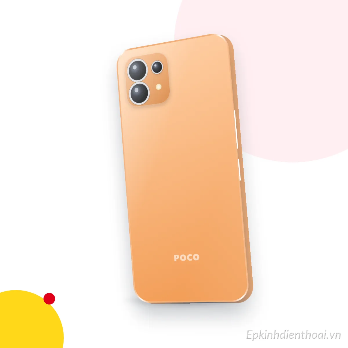 Mặt sau điện thoại POCO X5 Pro 5G (ảnh minh hoạ)