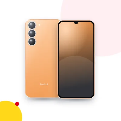 Mặt trước và mặt sau điện thoại Xiaomi Redmi 12 (ảnh minh hoạ)