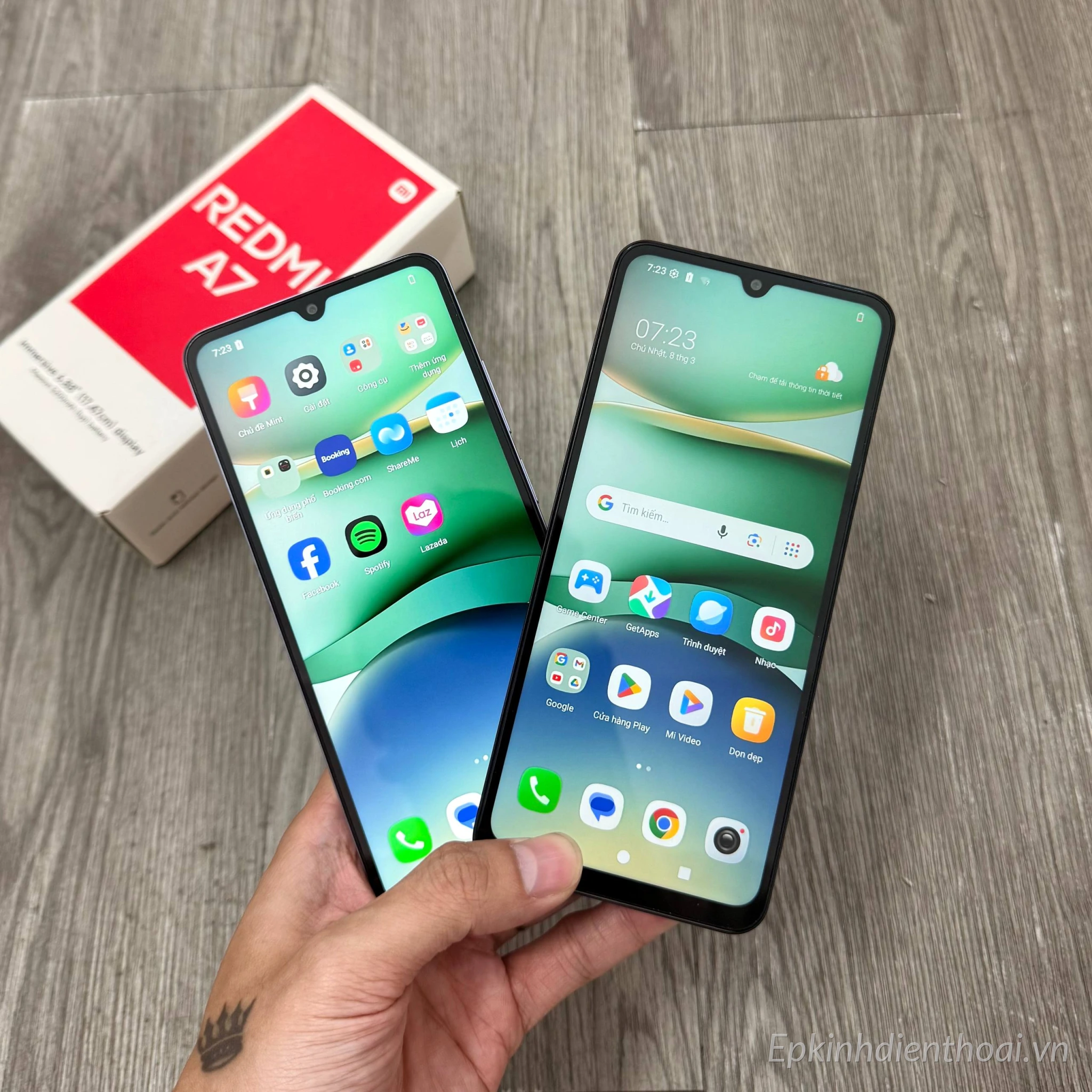 Điện thoại Xiaomi Redmi A7 màu đen giá rẻ tại Kim Anh Mobile Đà Nẵng