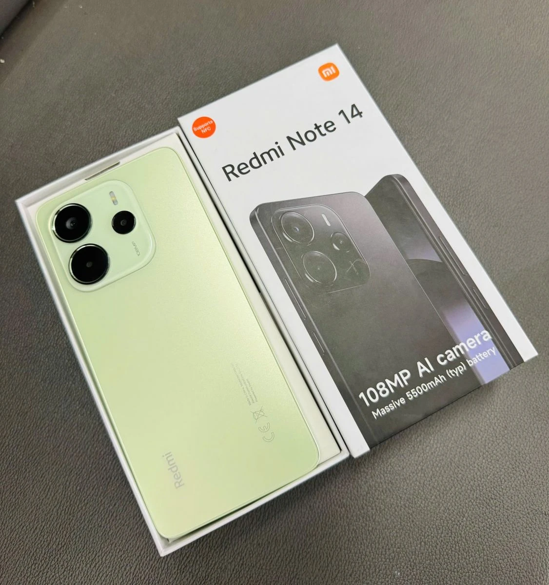 Điện thoại Xiaomi Redmi Note 14 màu xanh lá chính hãng giá tốt tại Kim Anh Mobile Đà Nẵng.