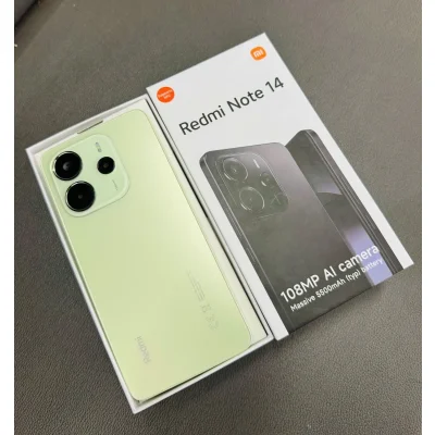 Điện thoại Xiaomi Redmi Note 14 màu xanh lá chính hãng giá tốt tại Kim Anh Mobile Đà Nẵng.