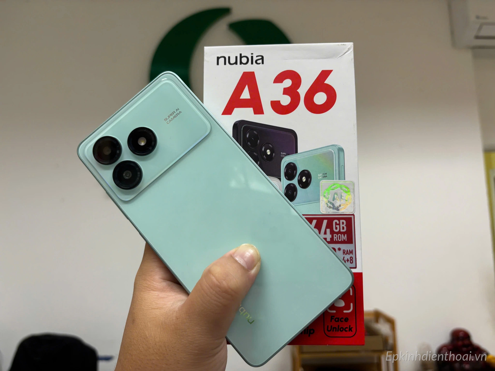 Điện thoại ZTE nubia A36 màu xanh giá rẻ tại Đà Nẵng