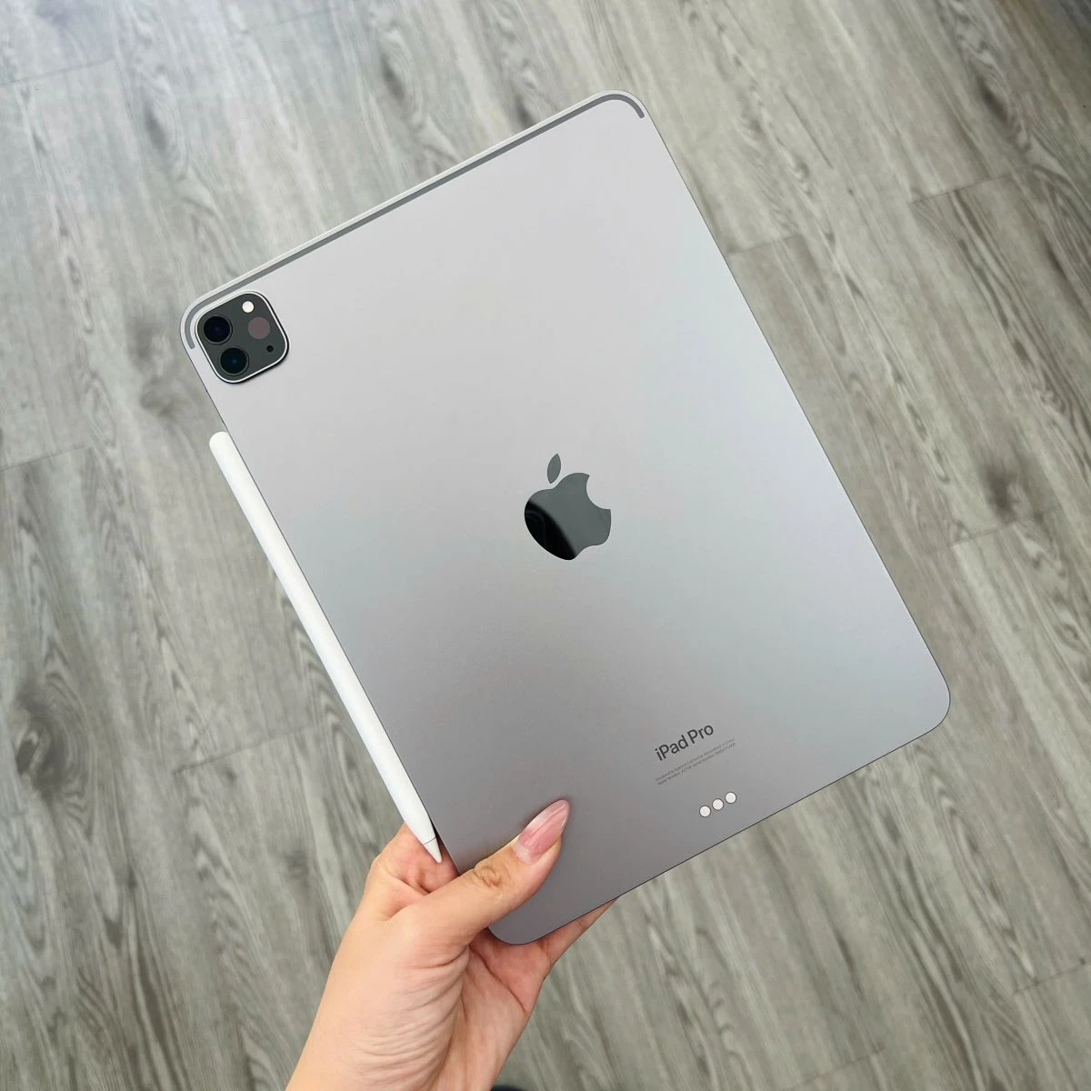 Máy tính bảng Apple iPad Pro màu bạc kèm Apple Pencil giá rẻ tại Kim Anh Mobile Đà Nẵng.