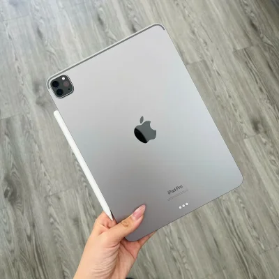 Máy tính bảng Apple iPad Pro màu bạc kèm Apple Pencil giá rẻ tại Kim Anh Mobile Đà Nẵng.