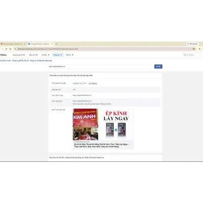 Cách gỡ lỗi chia sẻ link url qua zalo, facebook...
