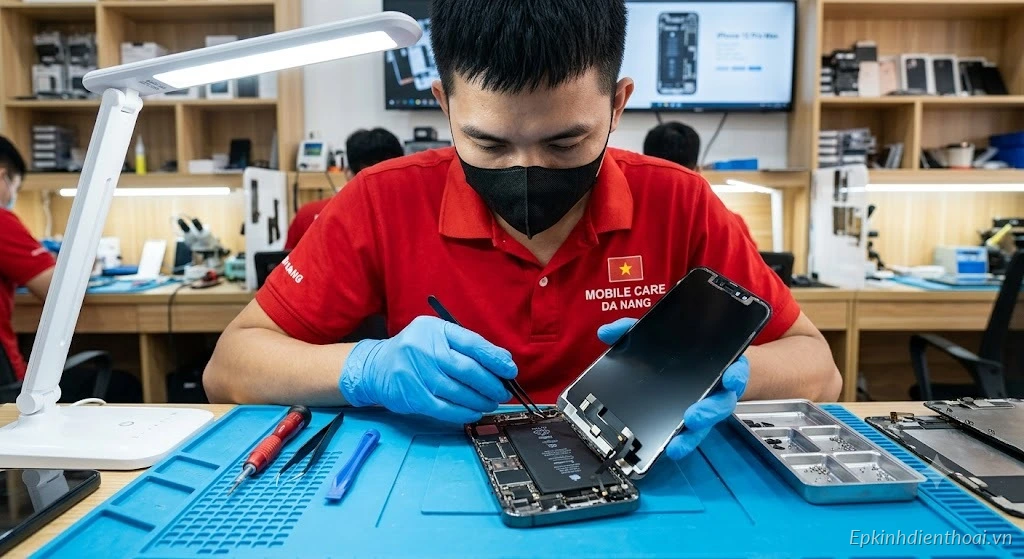 Sửa chữa điện thoại iPhone lấy ngay tại Kim Anh Mobile Đà Nẵng