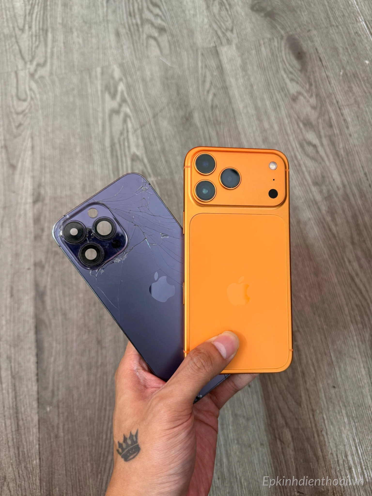 Độ vỏ iPhone 14 Pro Max lên 17 Pro Max lấy ngay tại Kim Anh Mobile Đà Nẵng