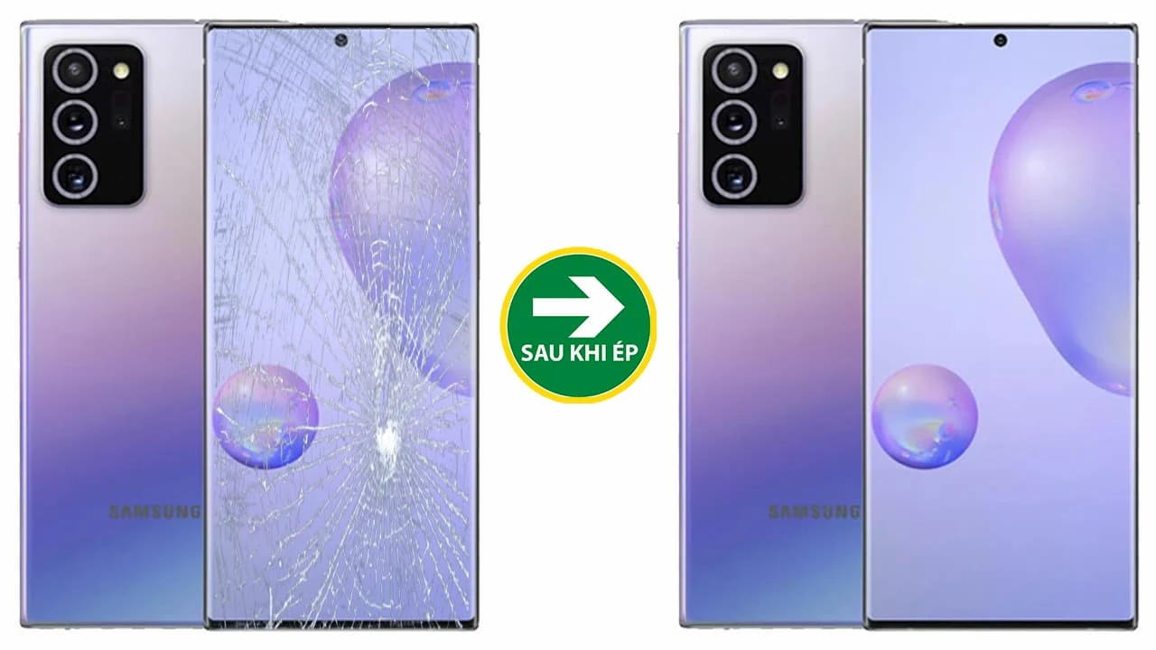 Ép kính Samsung Galaxy Note 20 uy tín, lấy ngay tại Kim Anh Mobile Đà Nẵng