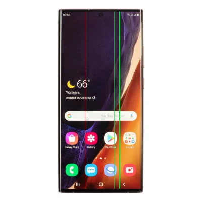 Điện thoại Samsung Galaxy Note 20 Ultra bị sọc màn hình cần sửa chữa uy tín tại Kim Anh Mobile Đà Nẵng.