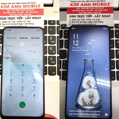 Dịch vụ thay màn hình điện thoại bị vỡ lấy ngay tại Kim Anh Mobile Đà Nẵng.