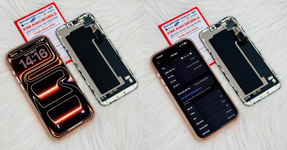 Thay màn hình iPhone 17 Pro Max lấy ngay uy tín tại Kim Anh Mobile Đà Nẵng.